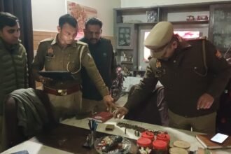 Raid at ex-serviceman’s house, 42 prohibited cartridges seized; case filed following wife’s report IMAGE CREDIT TO POLICE