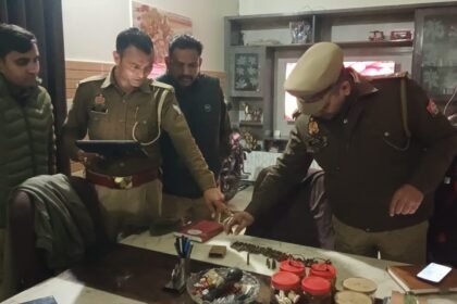 Raid at ex-serviceman’s house, 42 prohibited cartridges seized; case filed following wife’s report IMAGE CREDIT TO POLICE