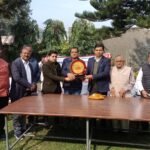 On the occasion of the 57th death anniversary of Babu Salek Chand Sangal, a tribute meeting was organized at VV Inter College. IMAGE CREDIT TO COLLEGE