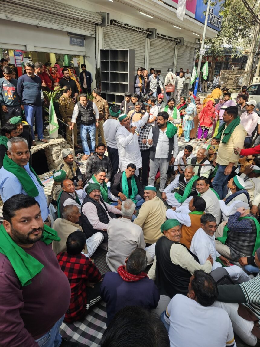 Protest Continues for Second Day Against Assault on Mart Employee, Ends After Assurances of Action IMAGE CREDIT TO REPORTER