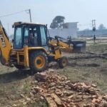 HPDA’s bulldozer crushed illegal plots over 58,000 square meters; major action carried out at multiple locations. IMAGE CREDIT TO AUTHORITY