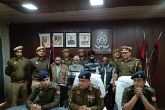 Transformer and tubewell line theft gang busted in Shamli; three thieves and one scrap dealer arrested. IMAGE CREDIT TO POLICE