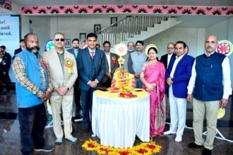 The annual function “Sanvardhan” of Pragyan International School was celebrated with grandeur, cultural performances, and international participation. IMAGE CREDIT TO SCHOOL