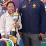 The National Weightlifting Championship concluded in Modinagar, with Olympian Mirabai Chanu being honored with the Best Lift Trophy in the senior women's category. IMAGE CREDIT TO REPORTER