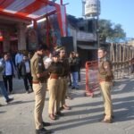 Today, temples will resonate with the chants of “Har Har Mahadev” as Additional CP Raj Karan inspected the Shridudheswarnath Temple. IMAGE CREDIT TO POLICE