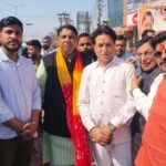 The road construction project was inaugurated by MLA Sanjeev Sharma. IMAGE CREDIT TO MLA Sanjeev Sharma.
