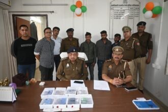 The Ghaziabad GRP arrested three members of the Bawariya gang. IMAGE CREDIT TO POLICE