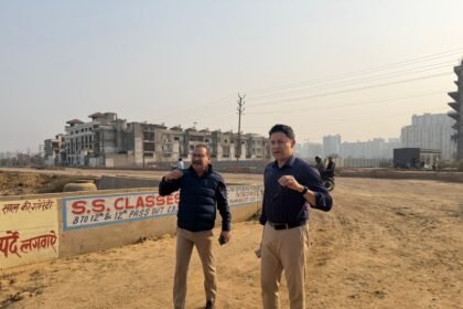 GDA Vice Chairman takes action: Officials will be held accountable for any negligence on under-construction roads in Rajnagar Extension IMAGE CREDIT TO AUTHORITY