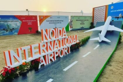 Case of drone flying in Noida International Airport premises; report filed against an unknown person. IMAGE CREDIT TO एयरपोर्ट प्रोफाइल फोटो