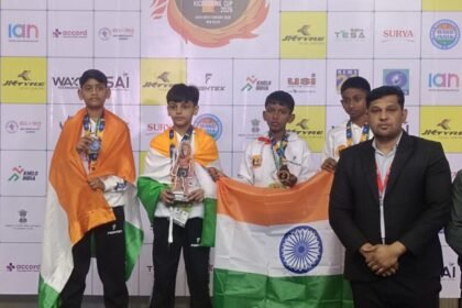 At the 5th WAKO India Open Kickboxing Championship 2026 held in New Delhi, Meerut’s Ujjwal Pal won two medals, bringing pride to the state and the nation IMAGE CREDIT TO उज्जवल पाल