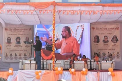 Grand Hindu Identity Conference Held in Jasola, Emphasis on Social Unity and Cultural Awakening IMAGE CREDIT TO REPORTER