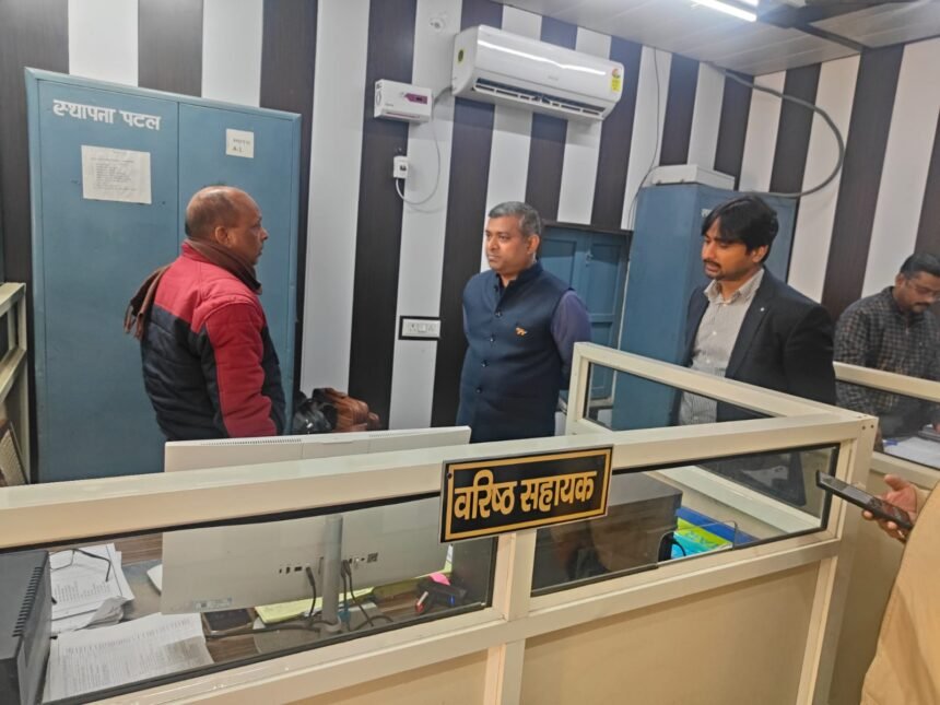 Inspection of Simbhawali Development Block Office; Strict Instructions Issued to Accelerate Projects IMAGE CREDIT TO INFORMATION DEPARTMENT