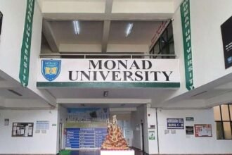 Monad University Included in Blacklist Over Scholarship Irregularities; Recovery and FIR Being Prepared. IMAGE CREDIT TO स्वास्थ्य विभाग
