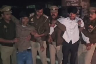 Double Murder Case: Khoda Police arrest two murder accused in an encounter; both shot in the leg IMAGE CREDIT TO POLICE