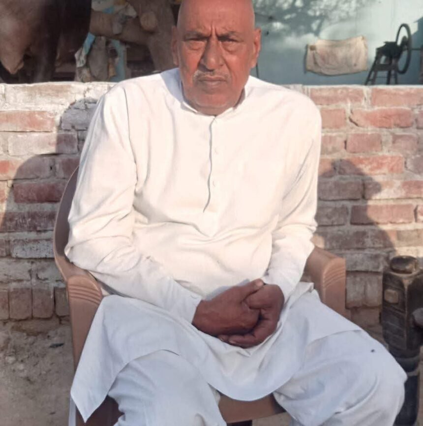 Former village head dies after being hit by a speeding vehicle; wave of mourning in the village. IMAGE CREDIT TO पूर्व प्रधान प्रोफाइल फोटो