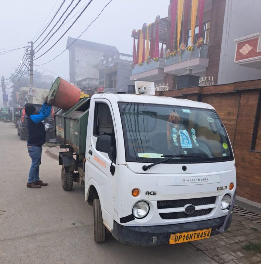 Door-to-door waste collection system implemented in Badalpur; campaign to make it a zero-waste village gains momentum. IMAGE CREDIT TO AUTHORITY