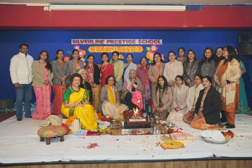 Silver Line Prestige School celebrated its 40th foundation day with enthusiasm; emotional farewell given to eighth-grade students. IMAGE CREDIT TO SCHOOL