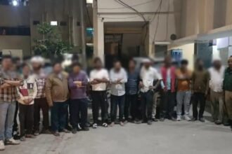 38 people arrested for drinking alcohol on the road; police took strict action. IMAGE CREDIT TO POLICE