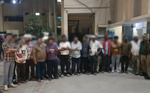 38 people arrested for drinking alcohol on the road; police took strict action. IMAGE CREDIT TO POLICE