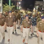 In view of the festivals, police conducted a foot march in Kairana, appealing for peace and harmony. IMAGE CREDIT TO POLICE