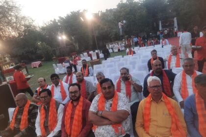 The Jewar unit of the Uttar Pradesh Udyog Vyapar Mandal has been formed. IMAGE CREDIT TO उद्योग व्यापार मंडल