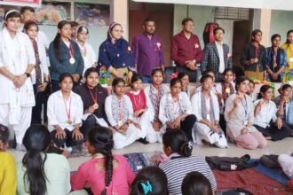 Conclusion of the seven-day special NSS camp at VVP College. IMAGE CREDIT TO रिपोर्टर