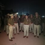 Shamli Police’s strict action: SP N. P. Singh conducted a foot patrol IMAGE CREDIT TO POLICE