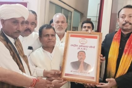 BJP is anti-Sanatan and anti-people: Suspended PCS officer Alankar Agnihotri forms a new political party named Rashtriya Adhikar Morcha. IMAGE CREDIT TO राष्ट्रीय अधिकार मोर्चा