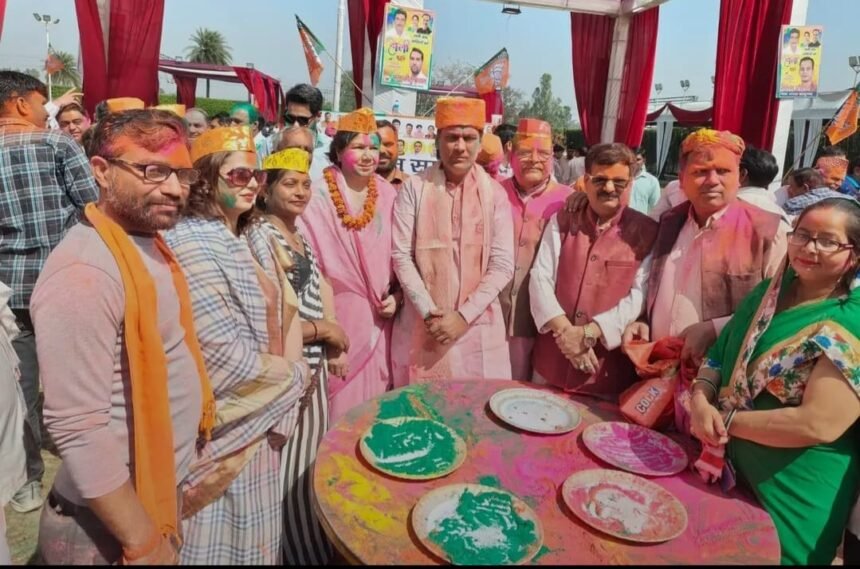 Holi Milan Celebration by MLA Harendra Singh Tevatia IMAGE CREDIT TO विधायक हरेंद्र सिंह तेवतिया