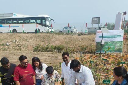 A dense Miyawaki forest will be created in Raipur Bangar, developing a green area with 100,000 native plants IMAGE CREDIT TO प्राधिकरण