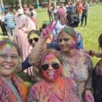 The Holi Milan celebration was joyfully celebrated at Sharda University. IMAGE CREDIT TO यूनिवर्सिटी