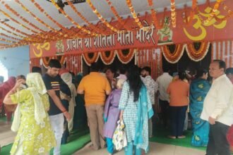 On Basoda festival, a flood of devotion at Sheetla Mata Temple; hundreds of devotees gathered at the fair IMAGE CREDIT TO REPORTER