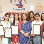 On Women’s Day, Shamli’s daughter Swati Rozha honored at Police Headquarters, Lucknow IMAGE CREDIT TO रिपोर्टर