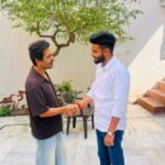 BJP Yuva Morcha district vice-president pays courtesy visit to actor Nawazuddin Siddiqui. IMAGE CREDIT TO REPORTER