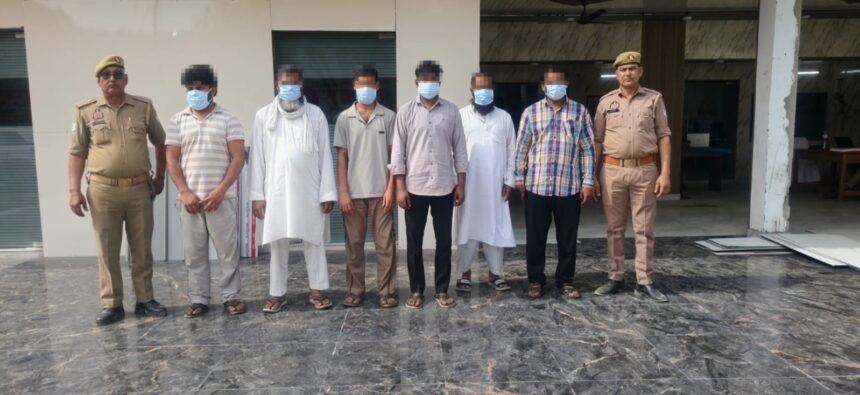 Mussoorie Police arrested 6 accused from village Nahal on charges of anti-national activity IMAGE CREDIT TO POLICE