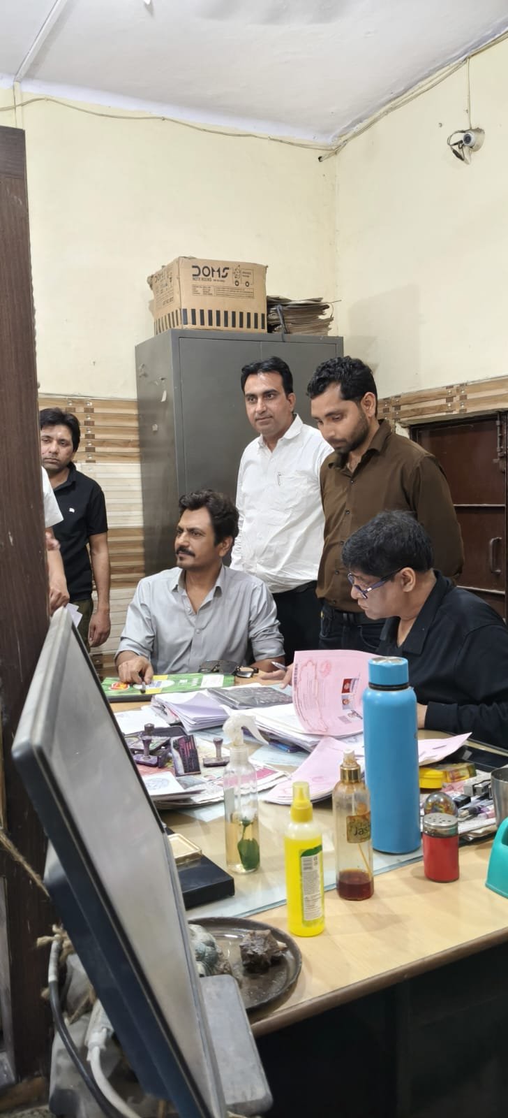 Bollywood actor Nawazuddin Siddiqui bought agricultural land in Budhana, reached the tehsil and signed the documents IMAGE CREDIT TO REPORTER