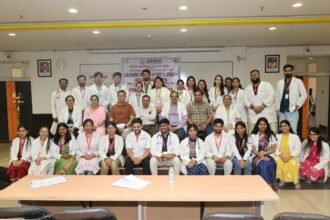 Important step towards newborn life-saving: Basic Neonatal Resuscitation training workshop organized at Saraswati Medical College IMAGE CREDIT TO कॉलेज
