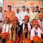 82 Couples Married Under Chief Minister’s Mass Marriage Scheme; Newlyweds Receive Blessings IMAGE CREDIT TO सूचना विभाग