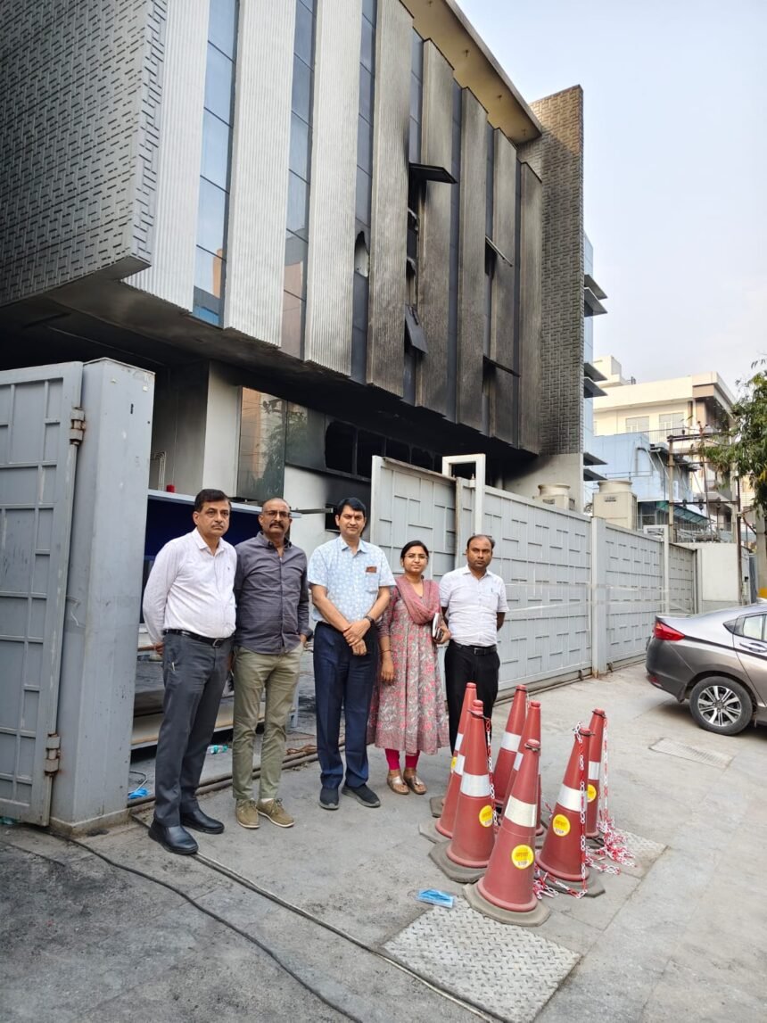 After the fire incident, officials of Capital Power System Limited conducted an inspection IMAGE CREDIT TO डिप्टी डायरेक्टर ऑफ़ फैक्टरीज ऑफिस