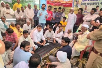 Farmers’ protest ended following Nitin Malik’s intervention, with assurances given for resolving their issues IMAGE CREDIT TO REPORTER