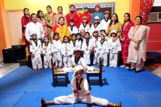 Grand conclusion of the Spring Fling camp; the young students’ talents added vibrant colors IMAGE CREDIT TO स्कूल