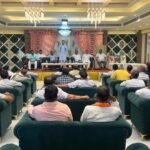 The BJP is working to make the inauguration of Jewar Airport historic, with strategic meetings completed across all divisions. IMAGE CREDIT TO भाजपा