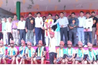 Muzaffarnagar team crowned champion in state-level open men’s Kabaddi competition. IMAGE CREDIT TO रिपोर्टर