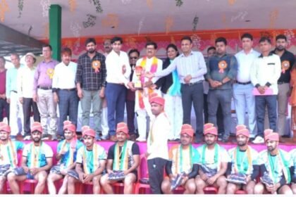 Muzaffarnagar team crowned champion in state-level open men’s Kabaddi competition. IMAGE CREDIT TO रिपोर्टर