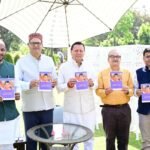 Chief Minister Pushkar Singh Dhami unveiled a Panchang table calendar and emphasized the importance of staying connected to culture. IMAGE CREDIT TO मुख्यमंत्री सचिवालय/ सूचना विभाग