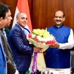 India-Sri Lanka parliamentary ties strengthened: Lok Sabha Speaker Om Birla welcomed the Sri Lankan delegation. IMAGE CREDIT TO लोकसभा सचिवालय
