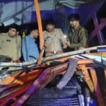 high-speed roadways bus collided with a divider IMAGE CREDIT TO POLICE