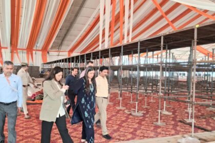 Preparations for the inauguration of Jewar Airport intensify: District Magistrate conducts ground inspection, issues strict instructions regarding arrangements IMAGE CREDIT TO सूचना विभाग