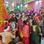 A massive wave of devotion gathered at the Mahamaya Devi fair in Sikri Khurd, where lakhs of devotees visited for दर्शन (worship) on Saptami. IMAGE CREDIT TO रिपोर्टर