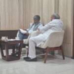 Near Mohiuddinpur, there is a demand for a service road on the Delhi-Meerut Expressway; the MP met with the NHAI chairman regarding this. IMAGE CREDIT TO डॉ राजकुमार सांगवान